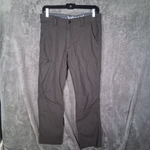 Wrangler ATG X Durable Utility Stretch Pants Mens 30x30 Inseam 28  Gray Canvas